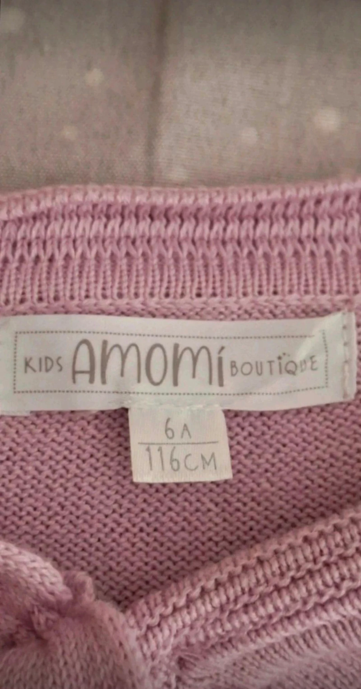 Jersey abierto de niña, talla 6 años. Color lila. – photo 5